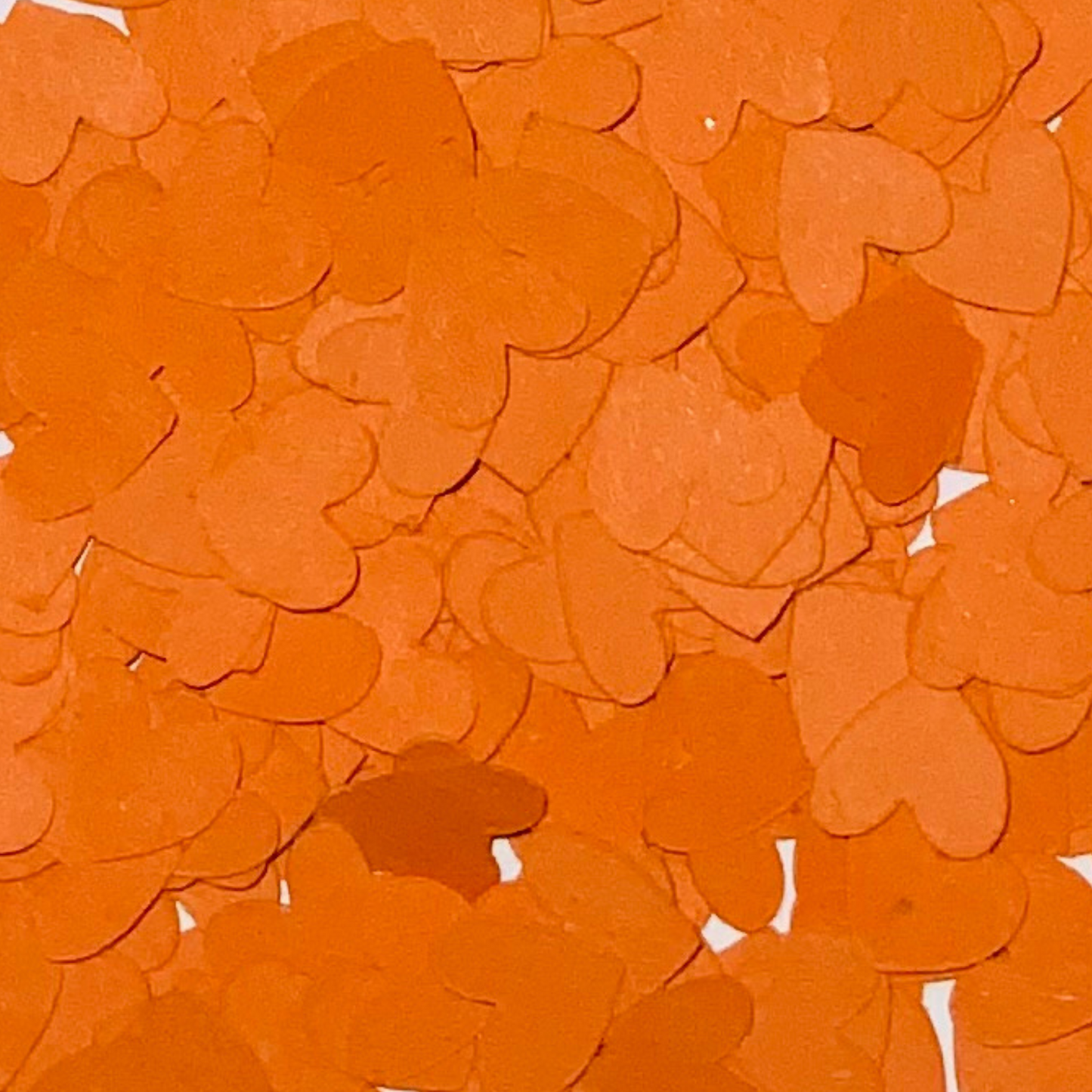 Orange Heart Confetti-Orange Wedding Confetti-Orange Baby Shower Confetti-Orange Table Confetti-Orange Birthday Confetti-Orange Paper Hearts