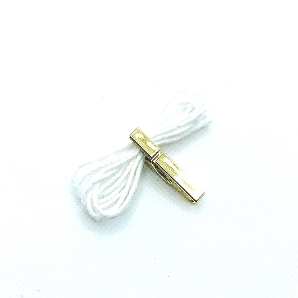 Metallic Pegs 10PK With 1.5m Twine