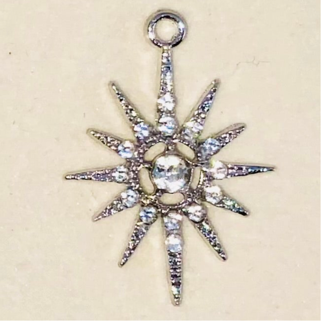 Starburst Rhinestone Pendant