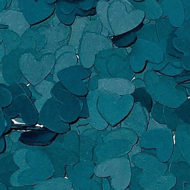 Teal Green Heart Confetti-Teal Wedding Confetti-Teal Bridal Shower-Teal Baby Shower-Teal Birthday Confetti-Teal Paper Hearts-Teal Blue Decor