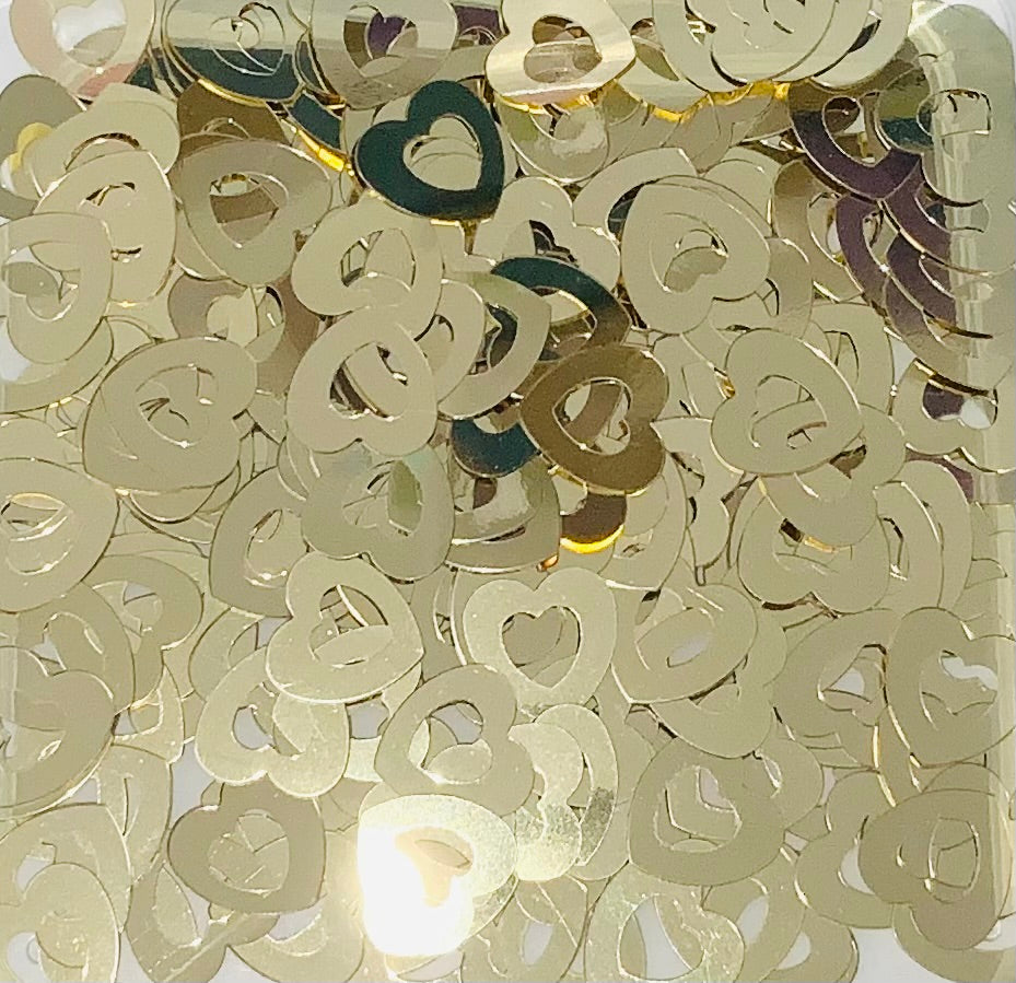 Hollow Heart Foil Confetti