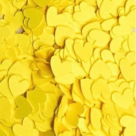 Yellow Heart Confetti-Yellow Wedding Confetti-Yellow Baby Shower Confetti-Yellow Table Confetti-Yellow Birthday Confetti-Yellow Paper Hearts
