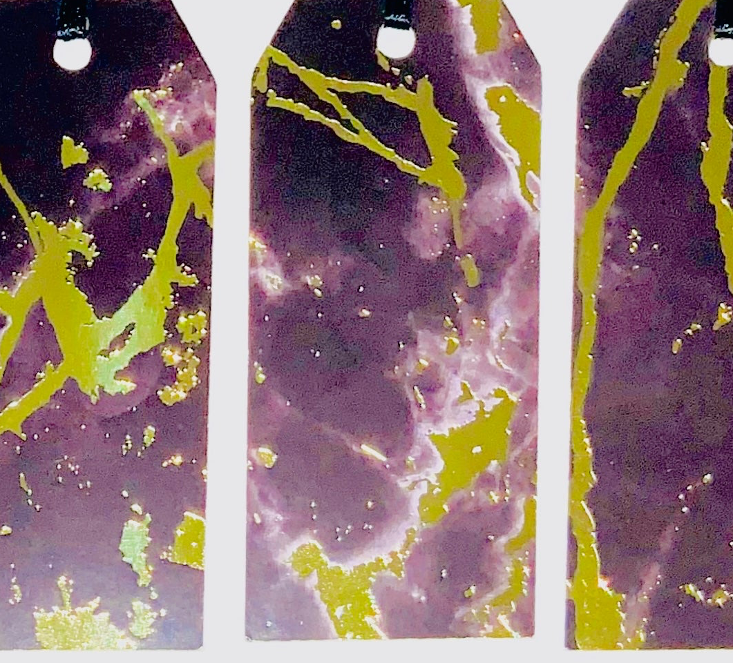 Luxury Foiled Marble Design Gift Tags 5 PK