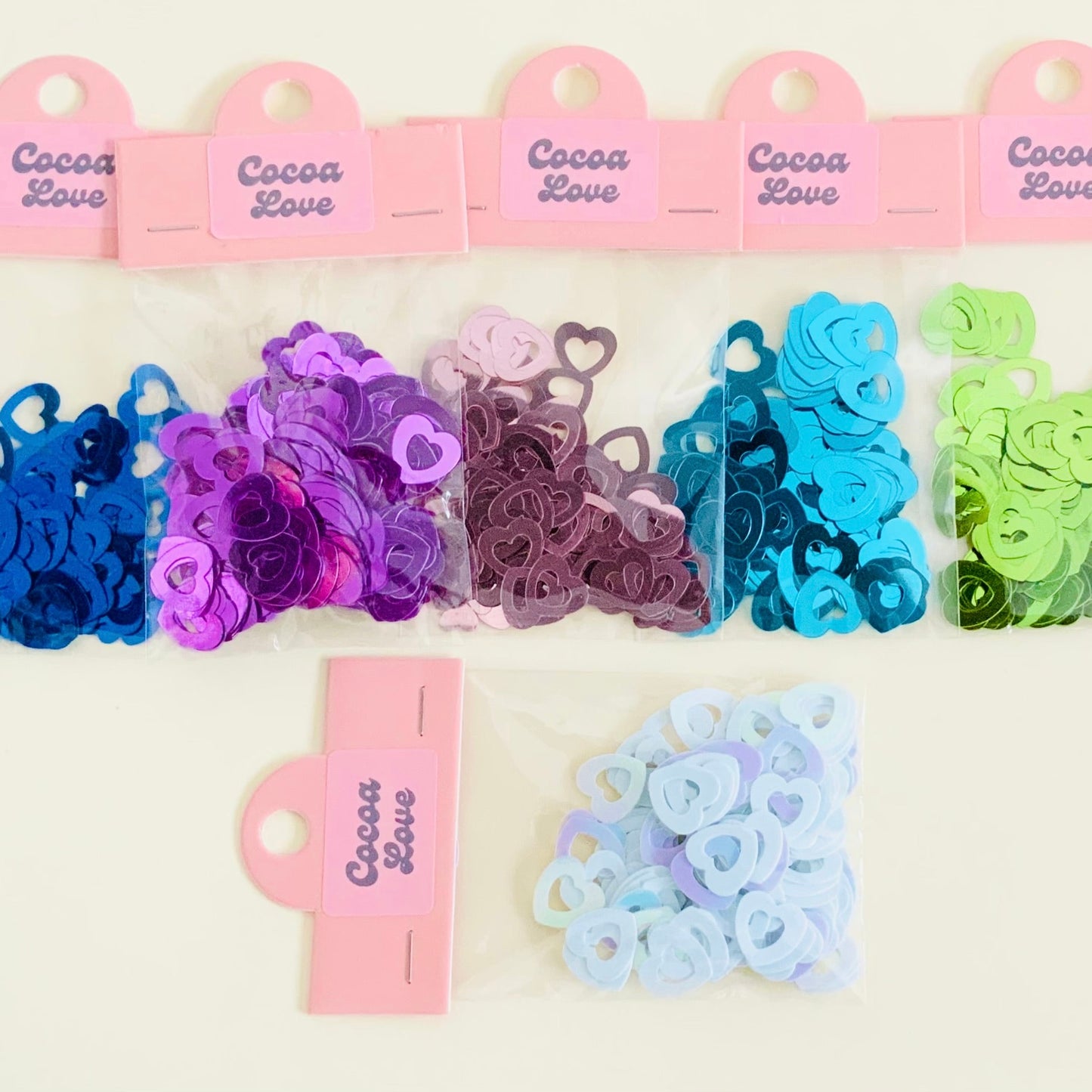 Hollow Heart Foil Confetti