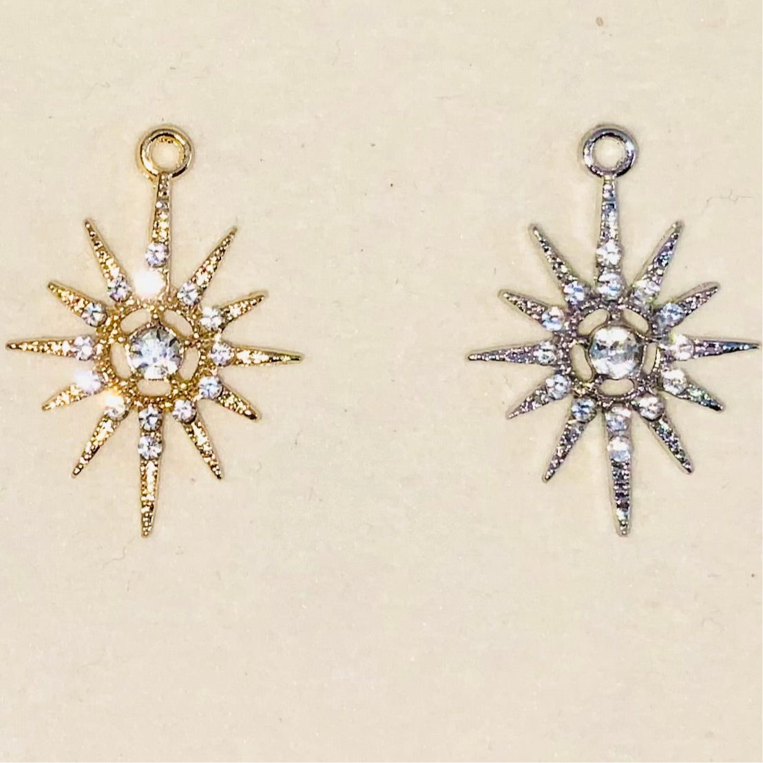 Starburst Rhinestone Pendant