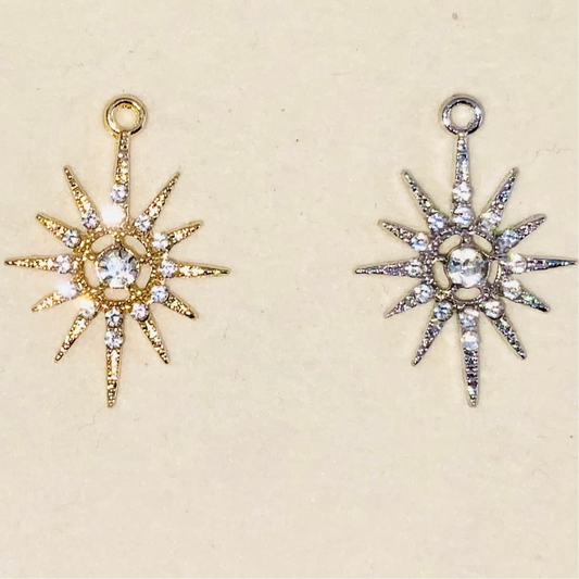 Starburst Rhinestone Pendant