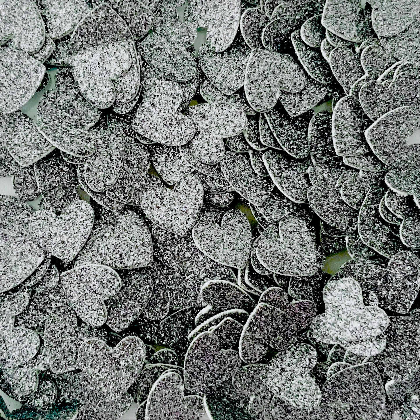 Grey Glitter Heart Confetti-Grey Wedding Confetti-Grey Baby Shower Confetti-Grey Birthday Confetti-Grey Sprinkles-Grey Table Confetti