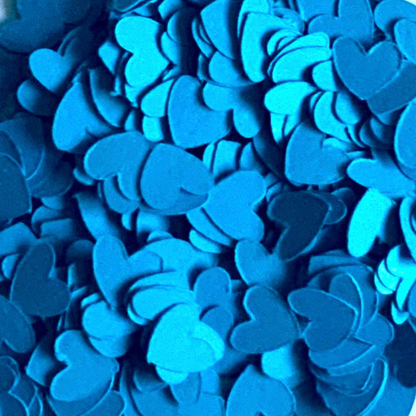 Blue Heart Confetti-Blue Wedding Confetti-Blue Baby Shower Confetti-Blue Table Confetti-Blue Sprinkles-Blue Party Decor-Blue Paper Hearts