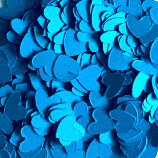 Blue Heart Confetti-Blue Wedding Confetti-Blue Baby Shower Confetti-Blue Table Confetti-Blue Sprinkles-Blue Party Decor-Blue Paper Hearts