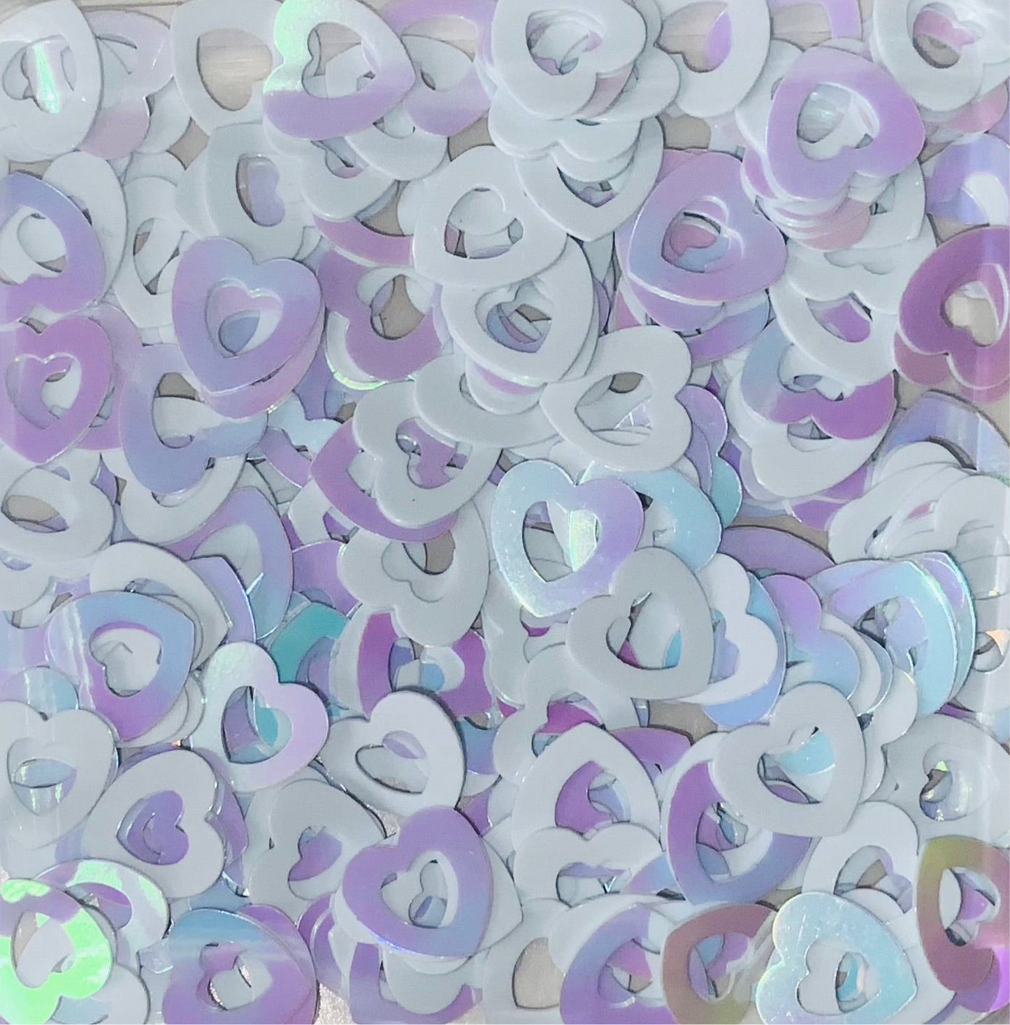 Hollow Heart Foil Confetti