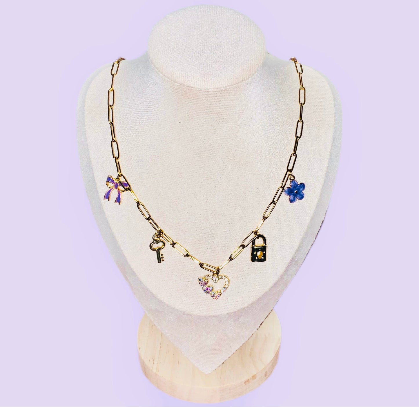 Key To My Heart Charm Necklace