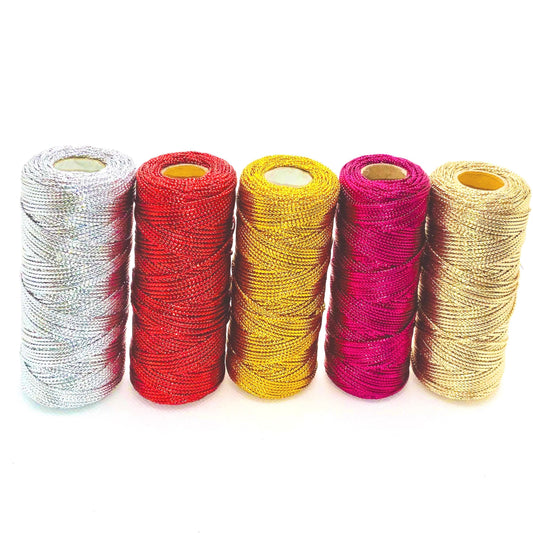 Christmas Metallic Wrapping Twine
