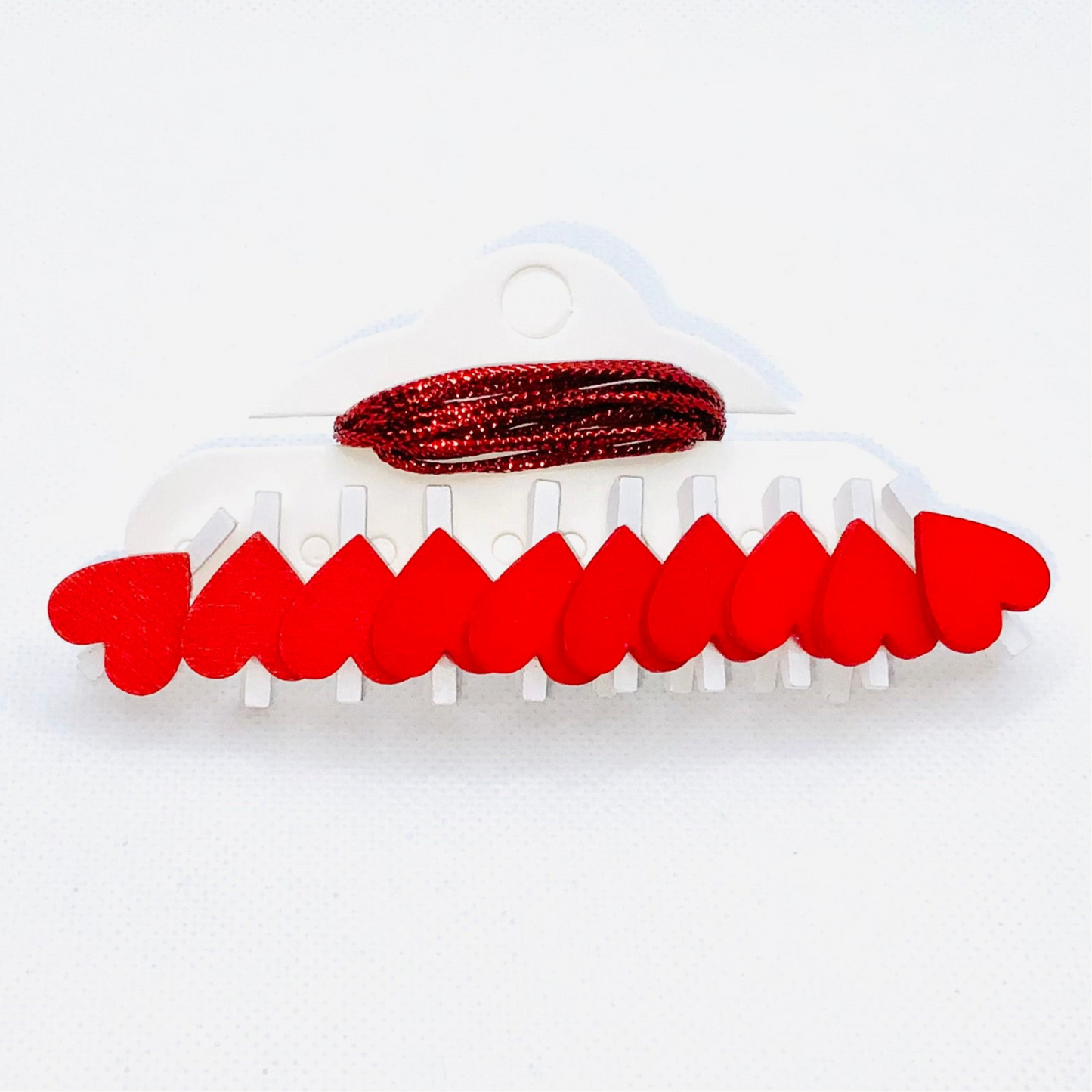 Heart Shaped Mini Pegs 10Pk With 1.5m of Twine