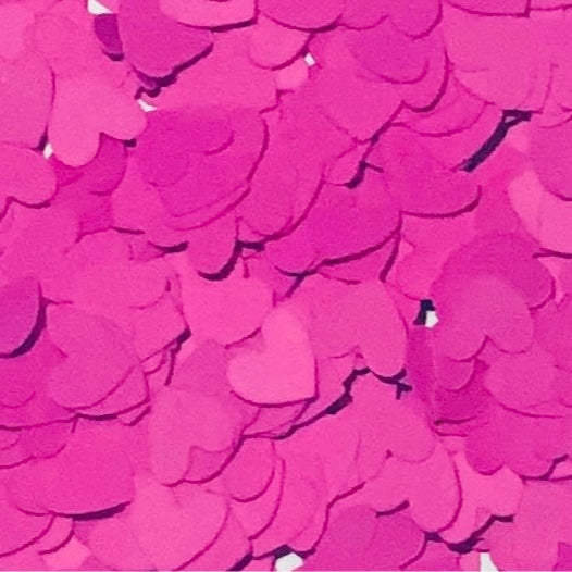 Hot Pink Heart Confetti - Wedding Confetti - Baby Shower Confetti - Card Confetti - Table Confetti - Party Confetti - Paper Hearts - Mini