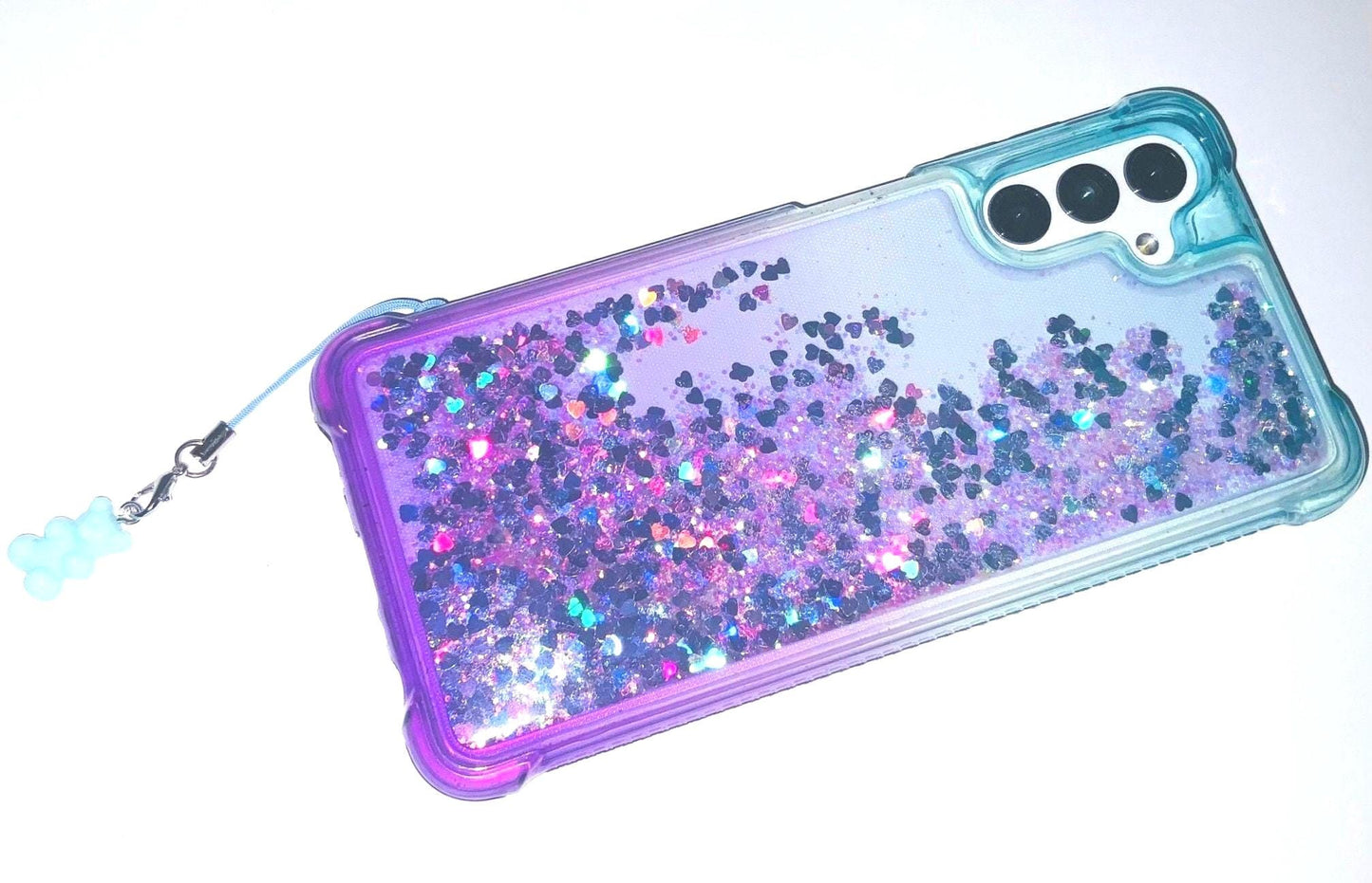 Gummy Bear Colour Co-ordinated Phone Charm 10 Colour Options Cute Bear Keyring Colourful Bear Charm, Kawaii Bear Charm, Rainbow Bear Charm