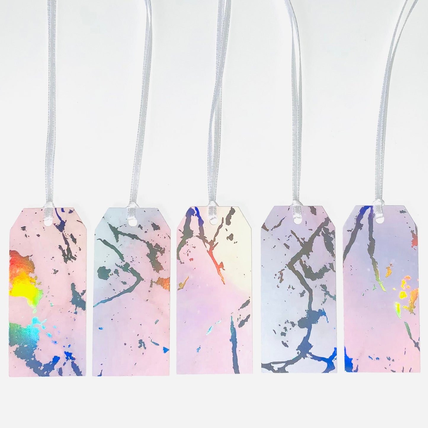Luxury Foiled Marble Design Gift Tags 5 PK
