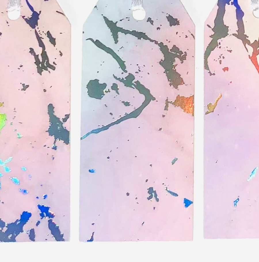 Luxury Foiled Marble Design Gift Tags 5 PK