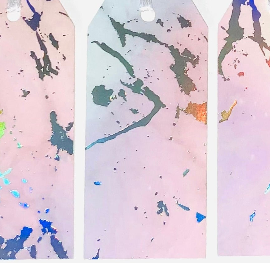 Luxury Foiled Marble Design Gift Tags 5 PK