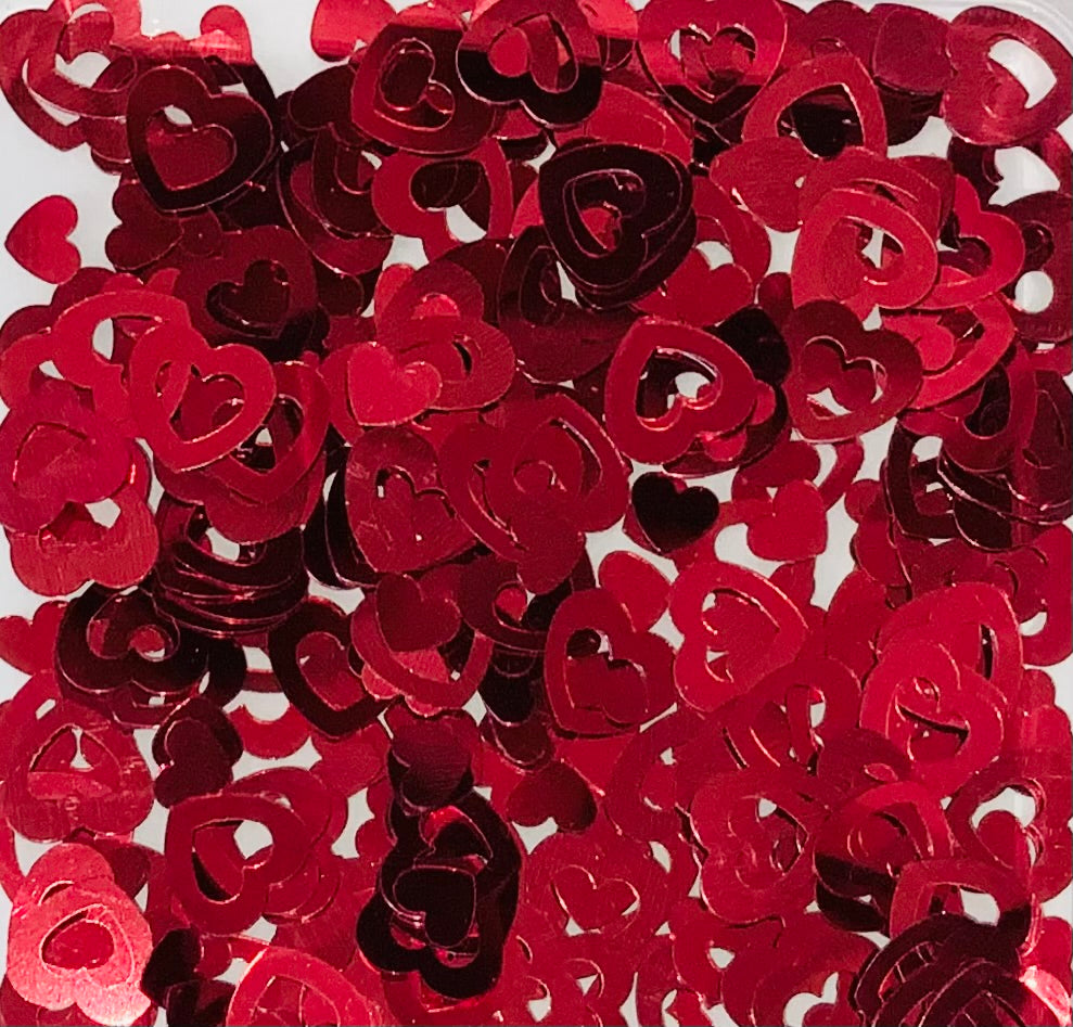 Hollow Heart Foil Confetti