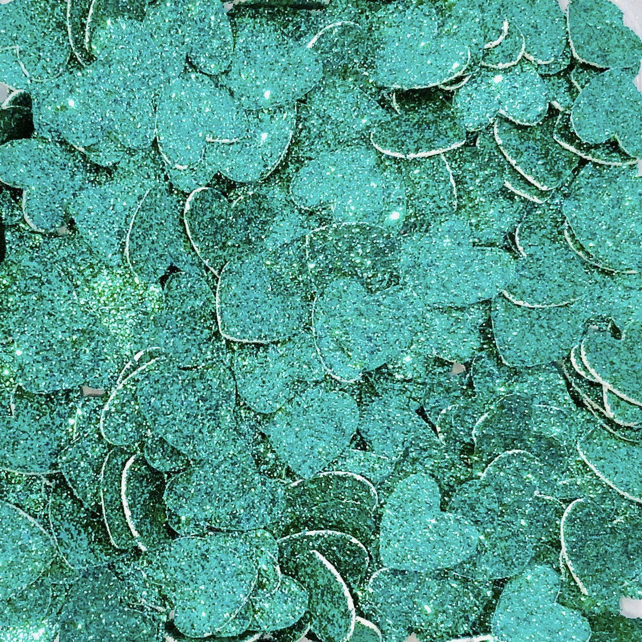 Emerald Green Glitter Heart Confetti-Green Wedding Confetti-Green Baby Shower Confetti-Birthday Confetti-Green Sprinkles-Green Table Confetti