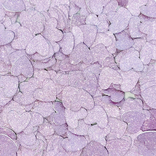 Lilac Glitter Heart Confetti-Lilac Wedding Confetti-Lilac Baby Shower Confetti-Birthday Confetti-Lilac Sprinkles-Lilac Table Confetti