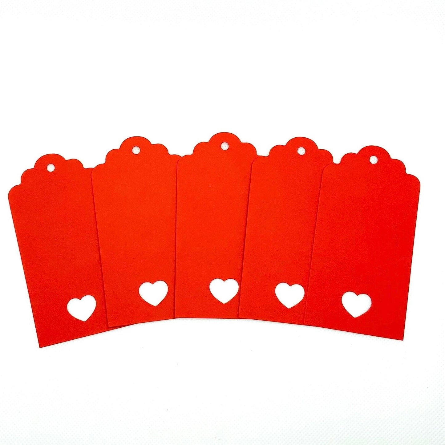 Hollow Love Heart Gift Tags-Red Valentines Heart Tags-Red Luxury Gift Tags-Valentines Gift Tag-Large Gift Tags-Heart Gift Tags-Valentines Gift Wrap