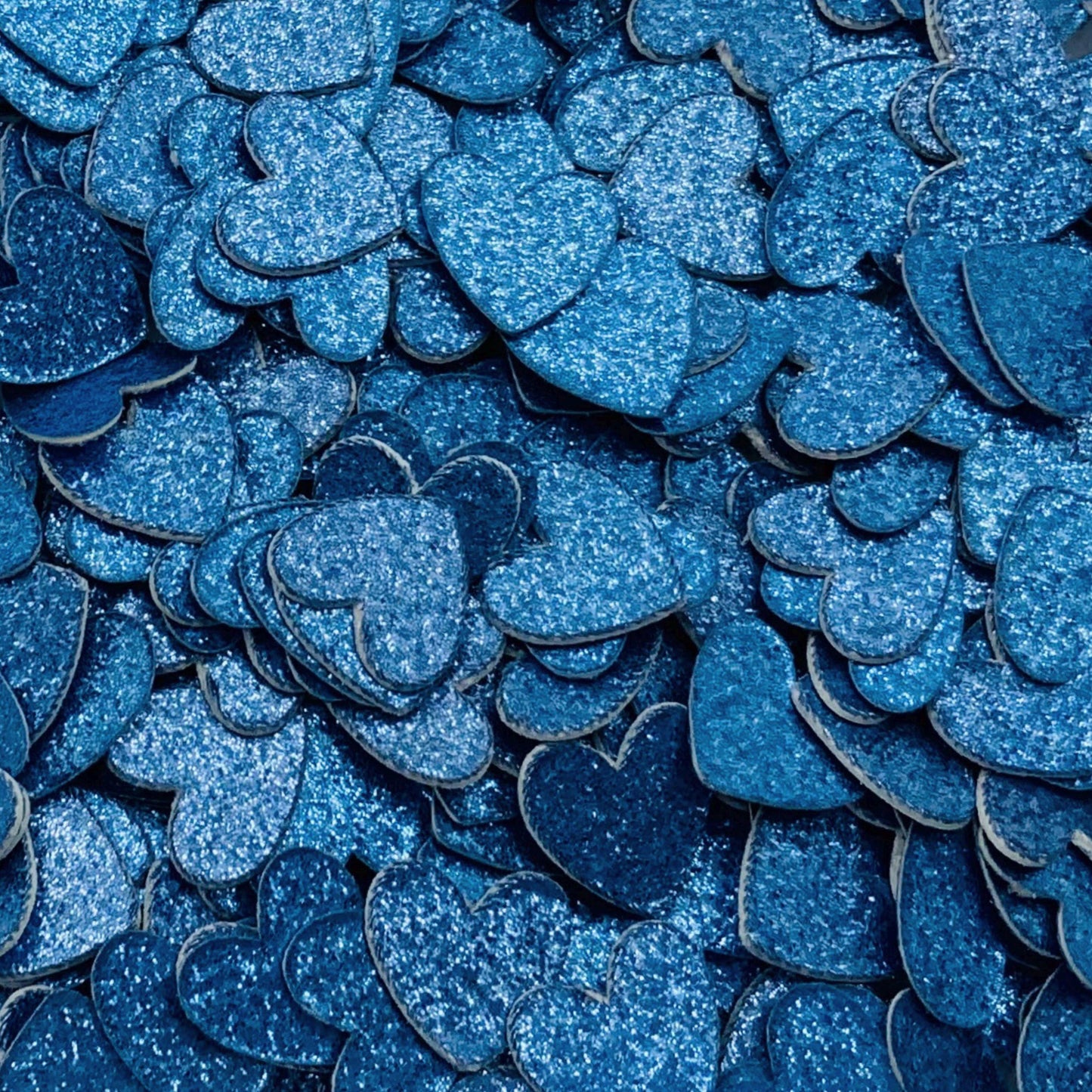 Blue Glitter Heart Confetti-Blue Wedding Confetti-Blue Baby Shower Confetti-Blue Birthday Confetti-Blue Sprinkles-Blue Table Confetti