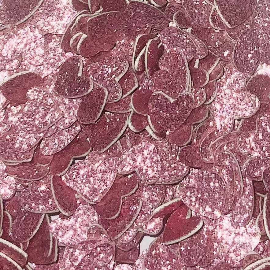 Pink Glitter Heart Confetti-Dusky Pink Confetti-Pink Wedding Confetti-Pink Baby Shower-Pink Hen Party-Pink Gender Reveal-Pink Table Confetti