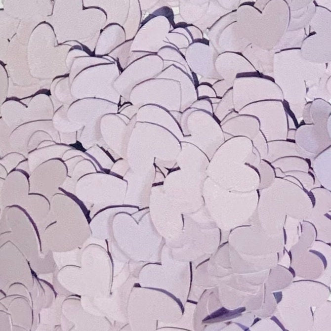 Lilac Heart Confetti-Lilac Wedding Confetti-Lilac Baby Shower-Lilac Table Confetti-Lilac Party Confetti-Lilac Paper Hearts-Lilac Sprinkles
